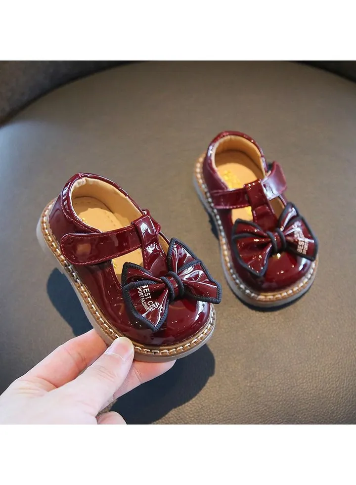 Baby Leather Shoes One Year Old Children Baby Walking Shoes,Girl Princess Shoes Single Shoes