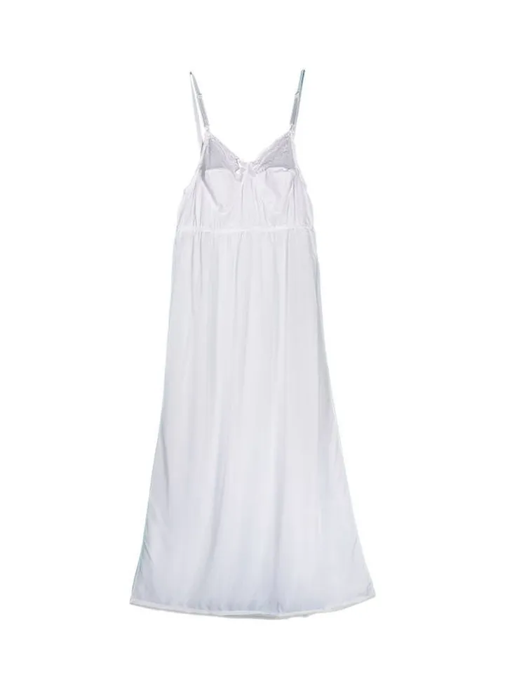 Comfortable Night Gown White