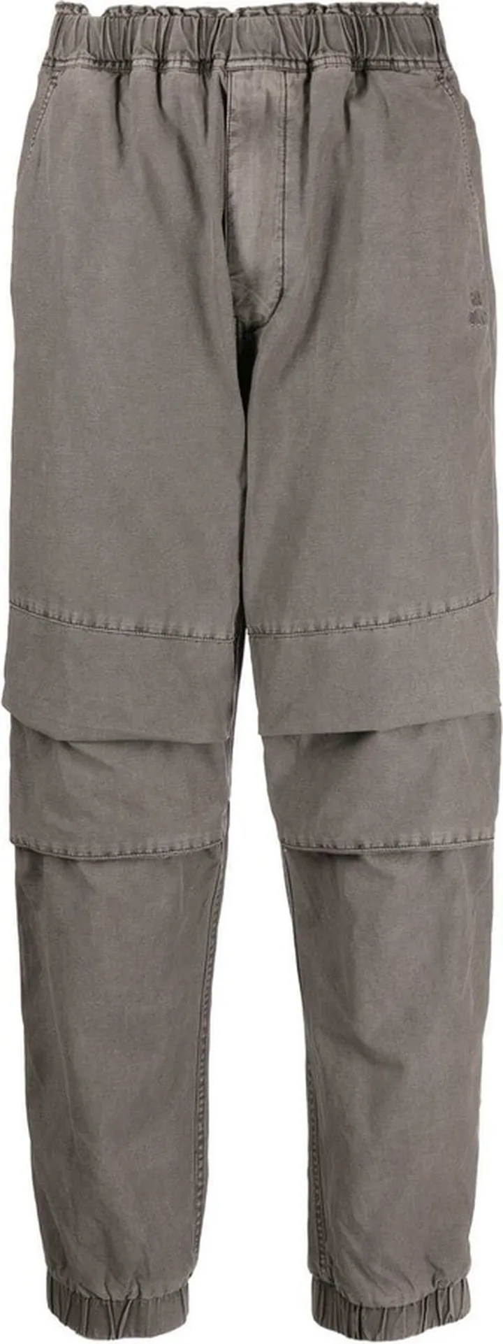 Cuffed Tapered-Leg Trousers