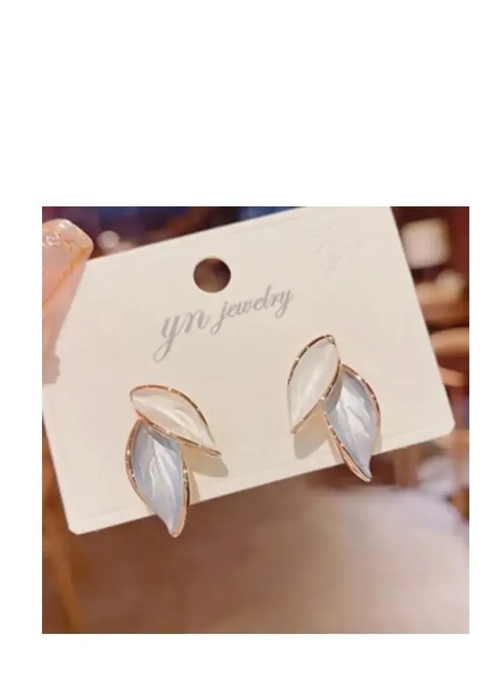 Gold stainless steel earring