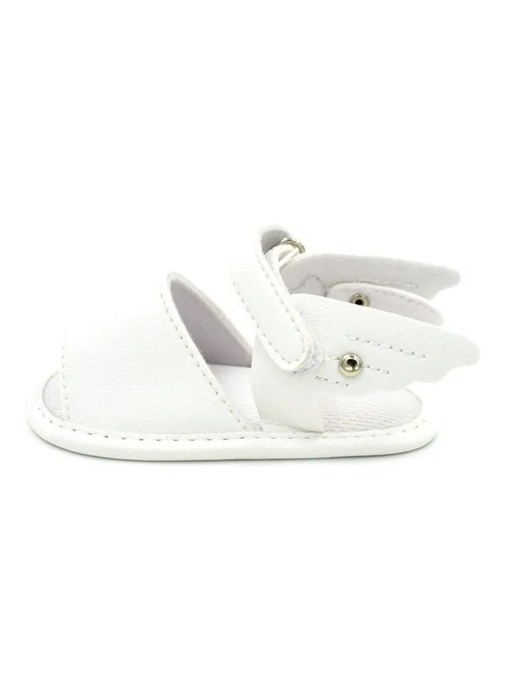 Sandals Wings Shape Baby Soft Rubber White