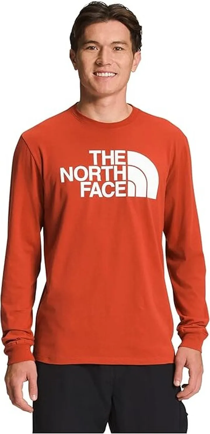 The North Face Long Sleeve Half Dome Tee (Rusted Bronze) Men's T Shirt