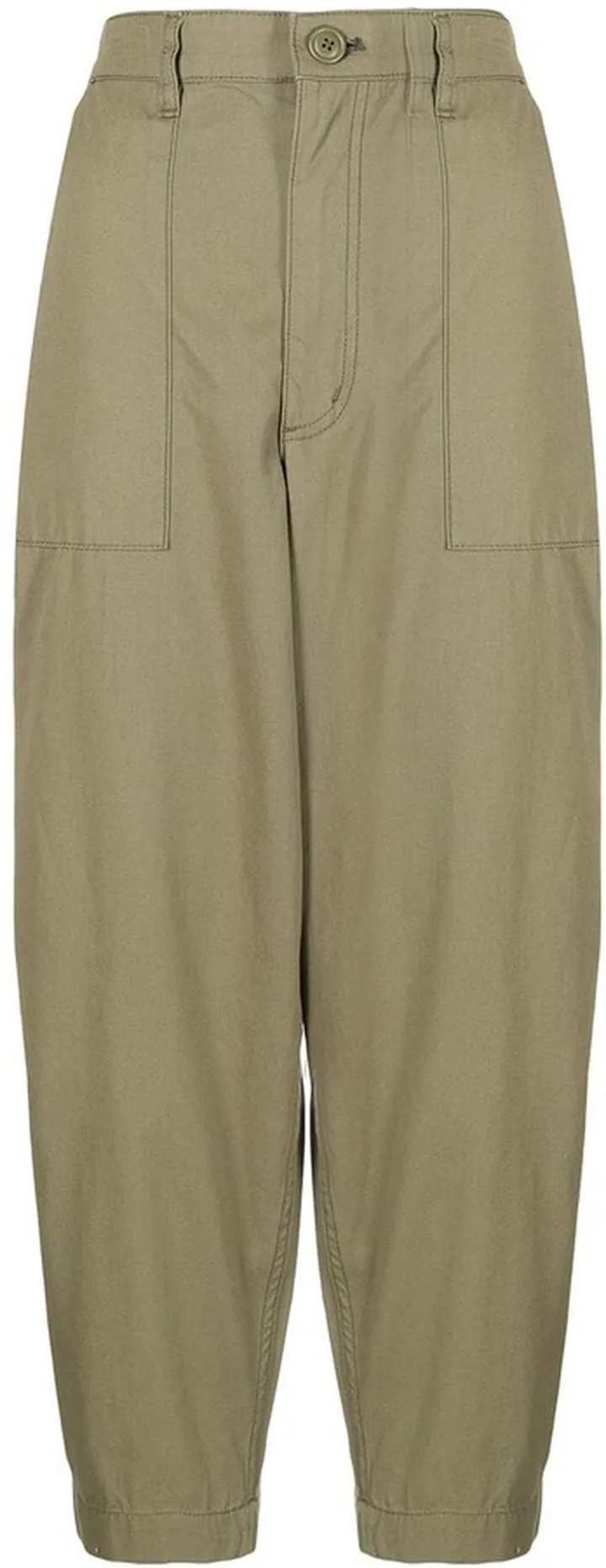 Cropped Wide-Leg Trousers