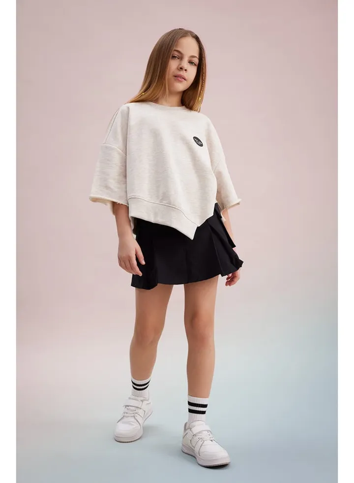 Girl Regular Fit Woven Skirt