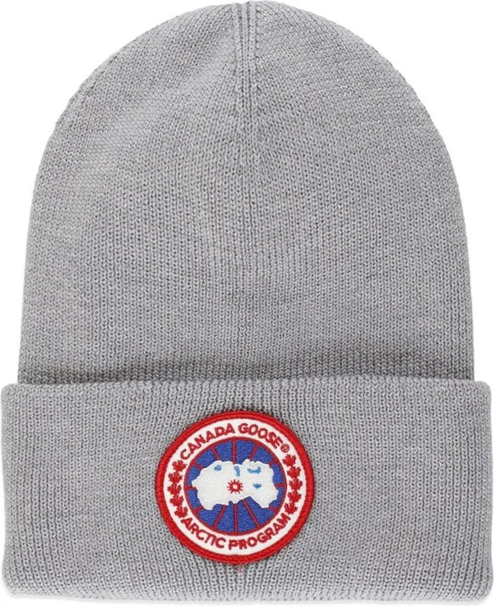 Canada Goose Logo Embroidered Beanie