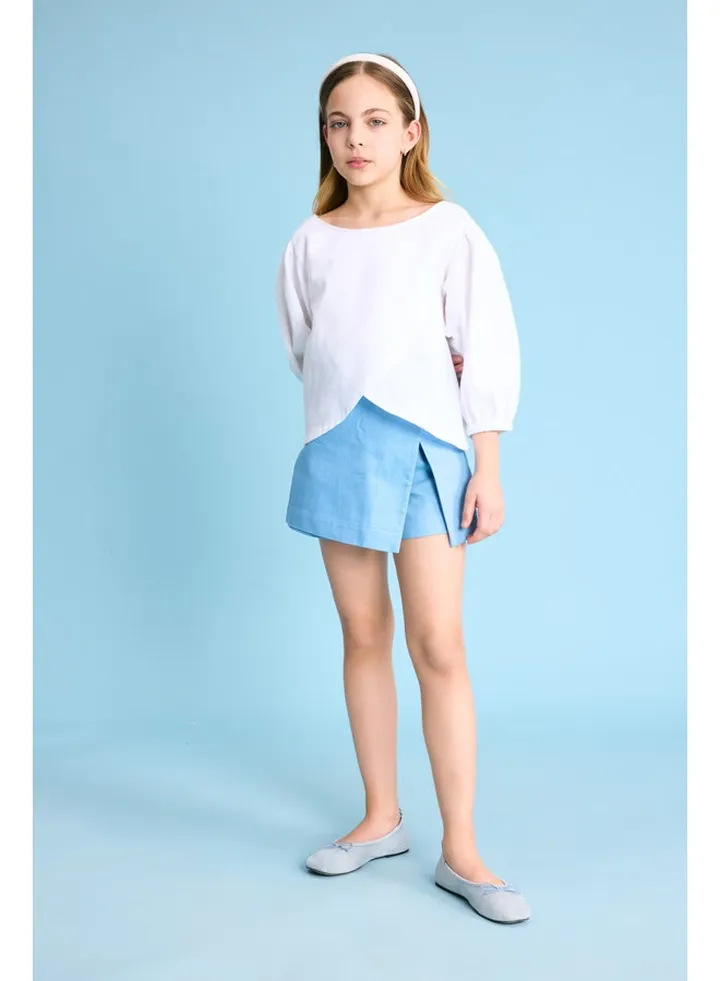 Girl Regular Fit Woven Skirt