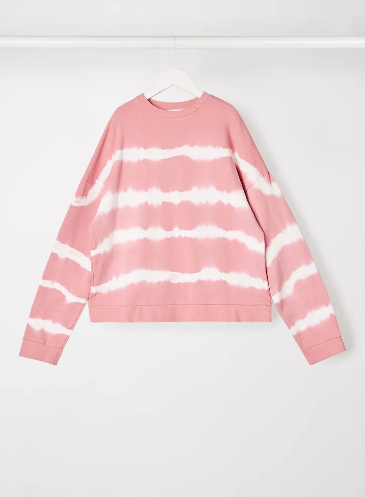 Girls Tie-Dye Sweatshirt Pink