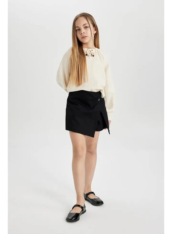 Girl Regular Fit Woven Skirt