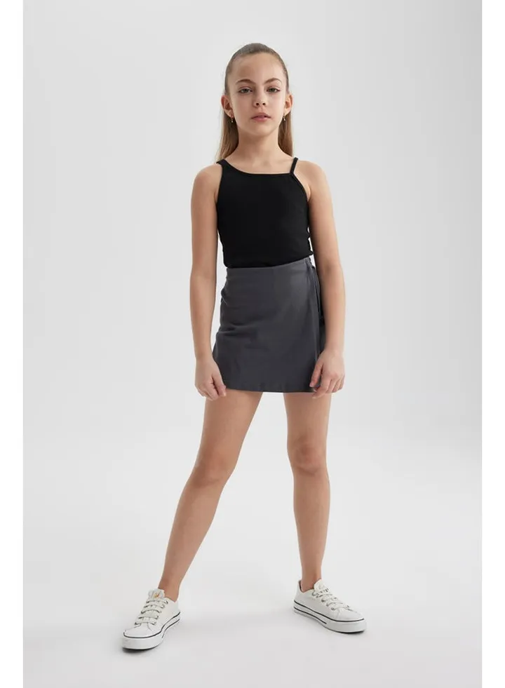 Girl Regular Fit Knitted Skirt