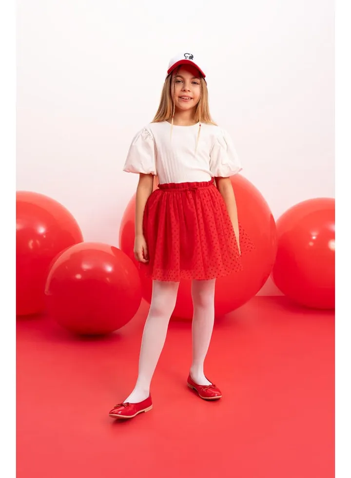 Girl Regular Fit Knitted Skirt