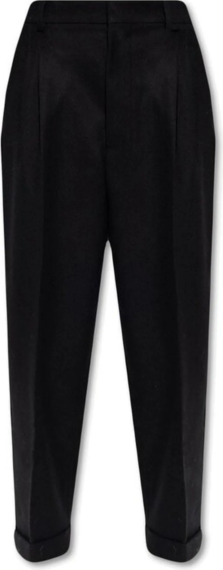 AMI Turn-Up Cuff Cropped Trousers