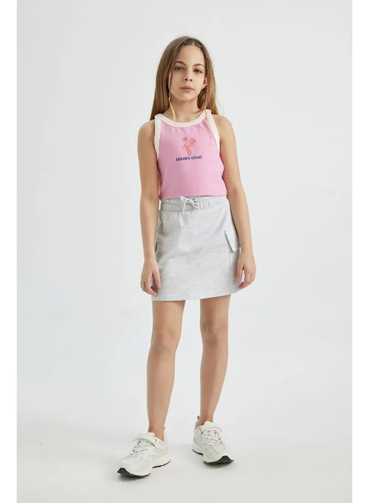 Girl Regular Fit Knitted Skirt