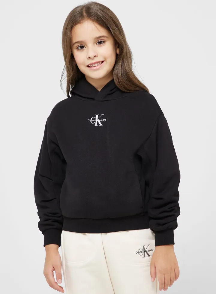 Kids Gradient Monogram Hoodie
