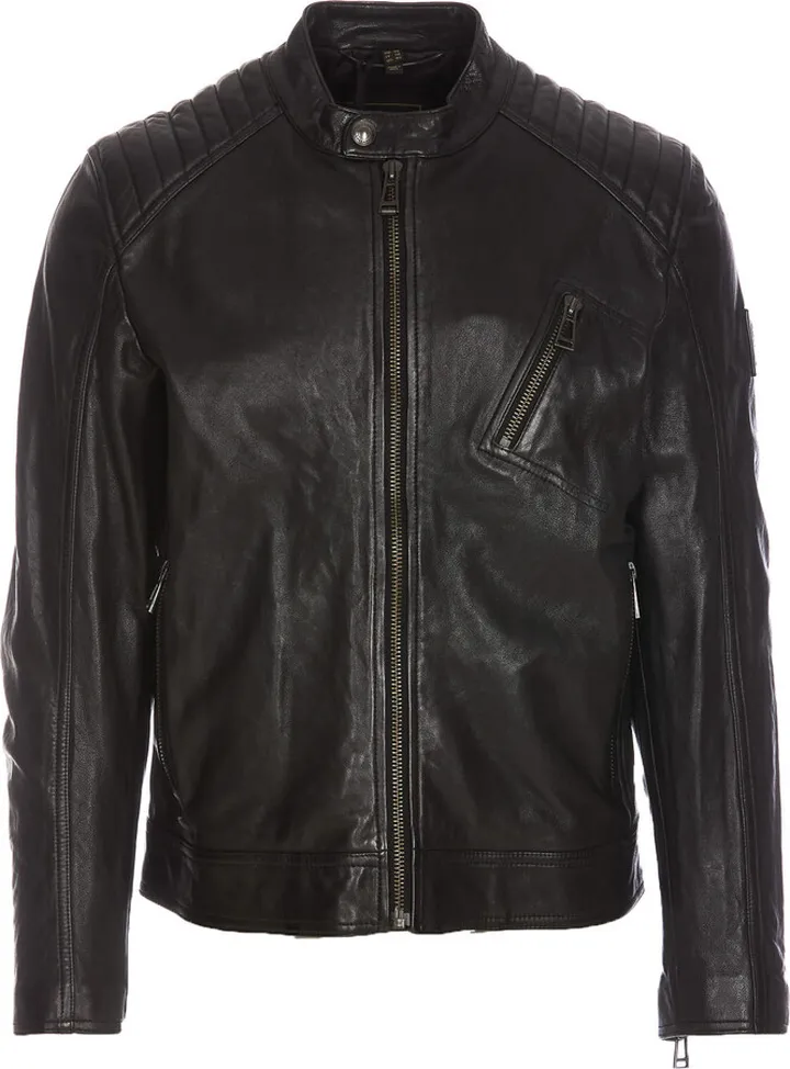 V Racer Leather Jacket