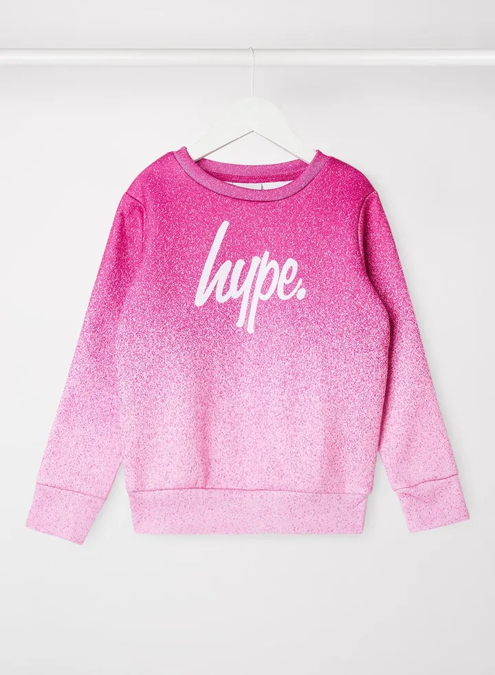 Girls Speckled Fleece Sweatshirt