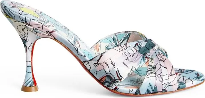 Christian Louboutin Nicol Is Back Satin Mules 85