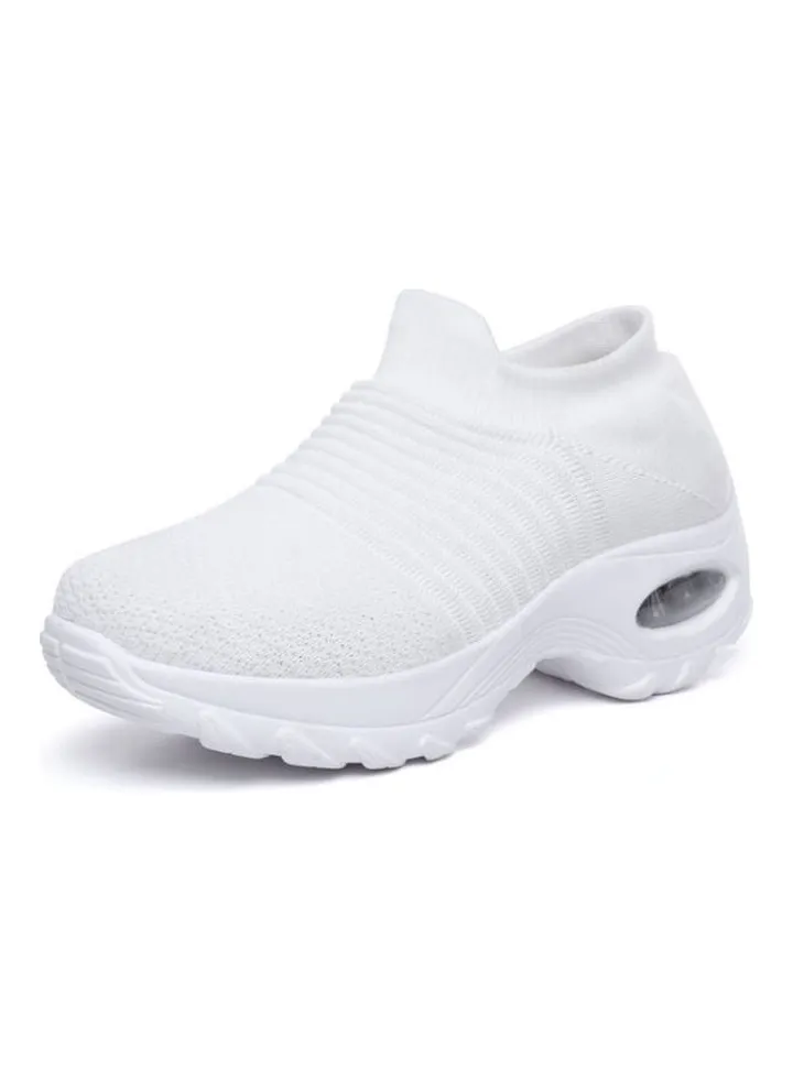 Casual Slip-On Shoes White