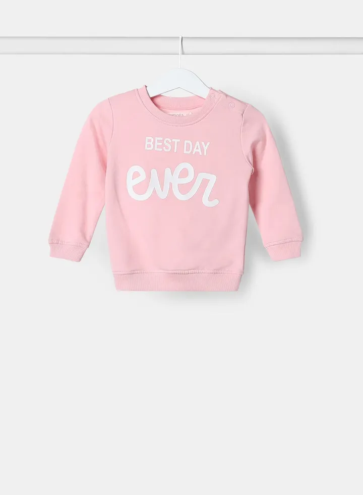 Baby Girls Sweatshirt Rose