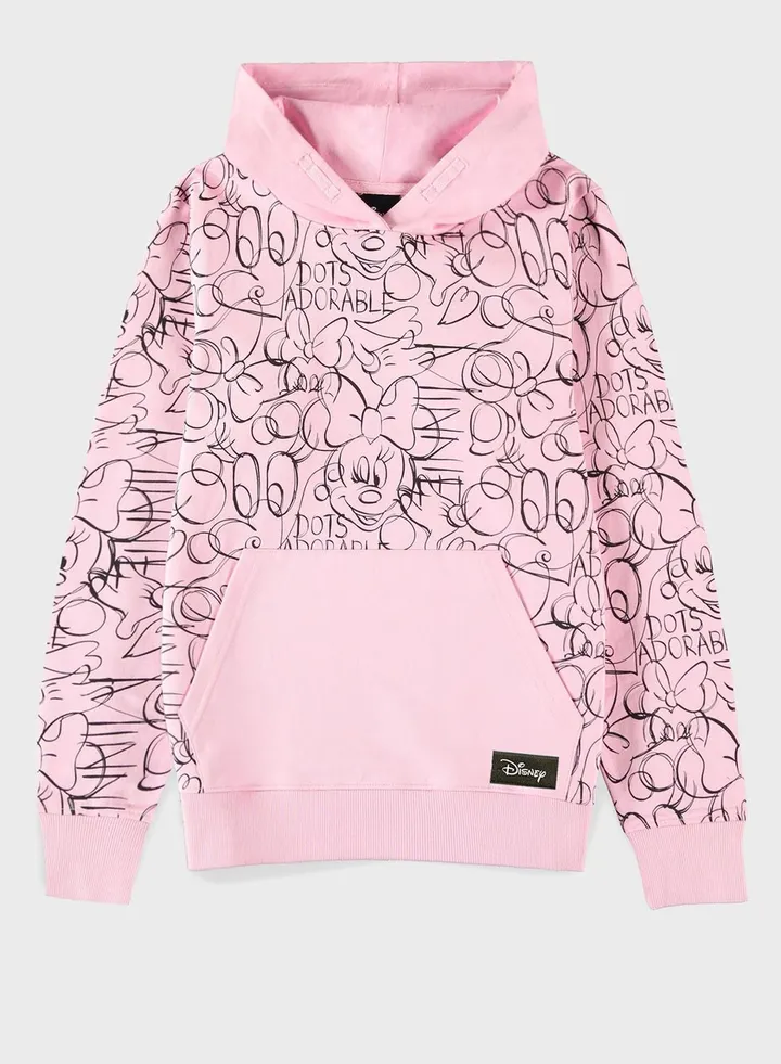 Kids Minnie Mouse Hoodie