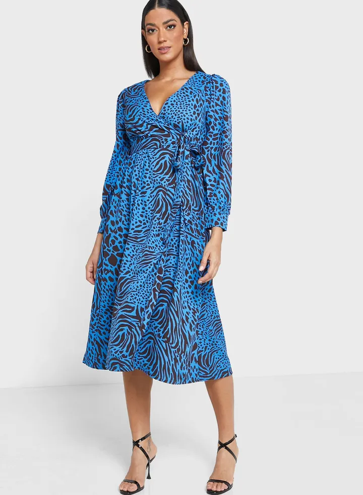 Wrap Front Dress