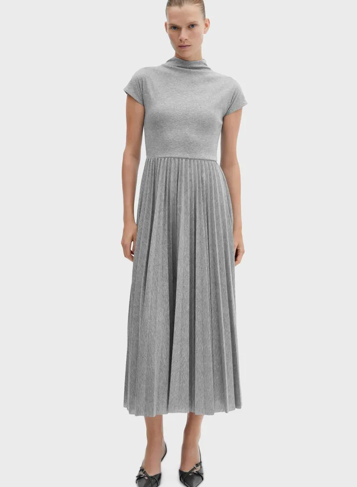 Plisse Knitted Dress