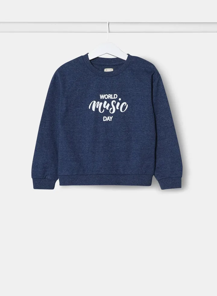 Girls Sweatshirt Blue