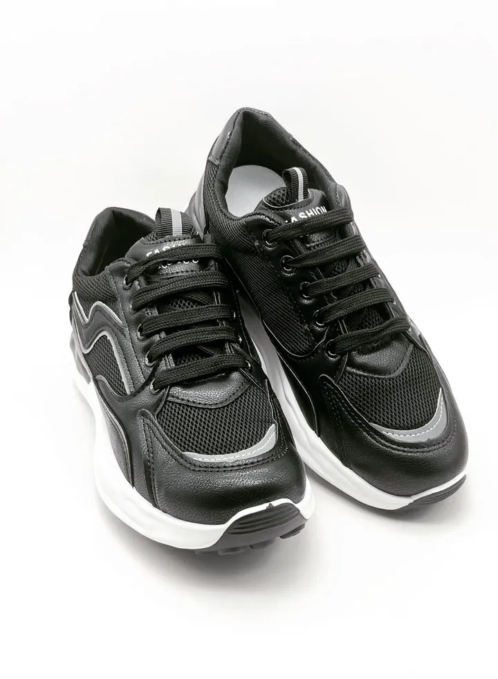 Black Fashion Sneakers For Women