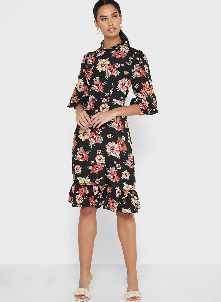 Floral Print Dress