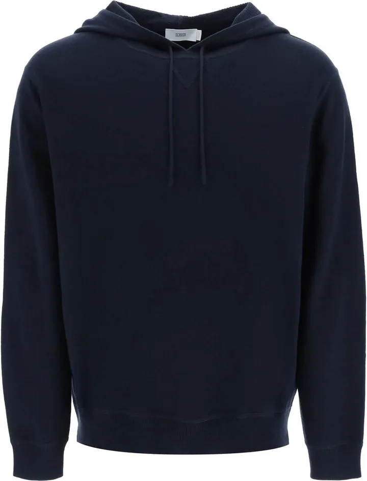Closed Cotton Wool And Cashmere Knit Hoodie