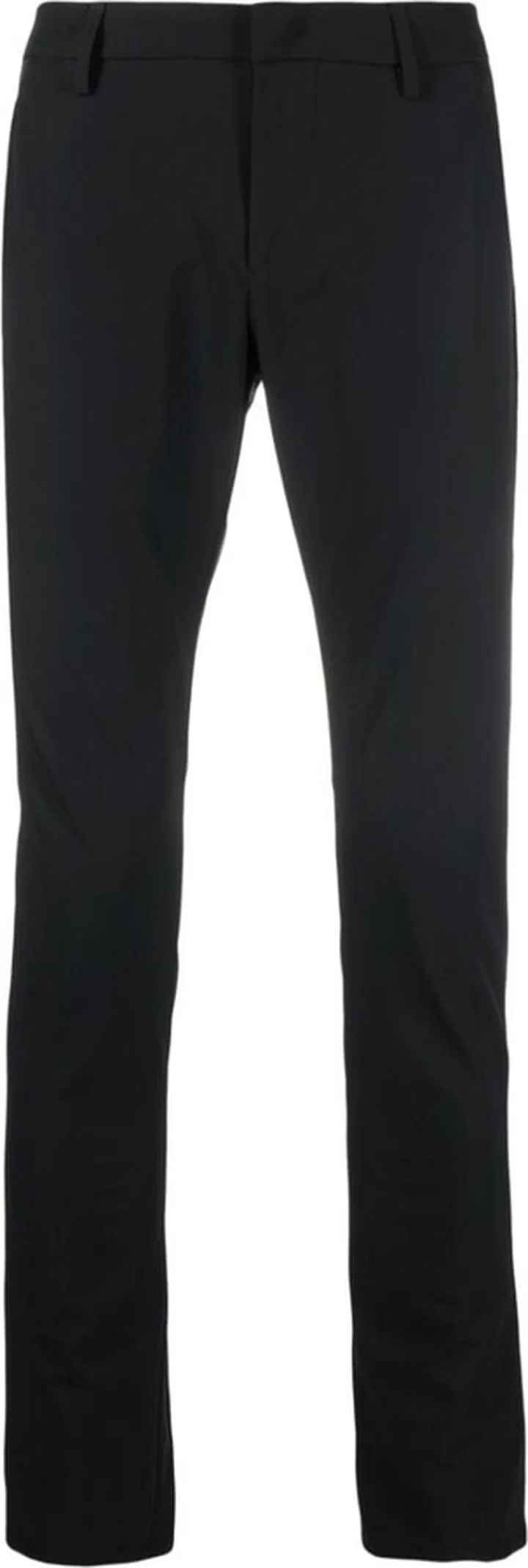 Slim-Cut Cotton Trousers