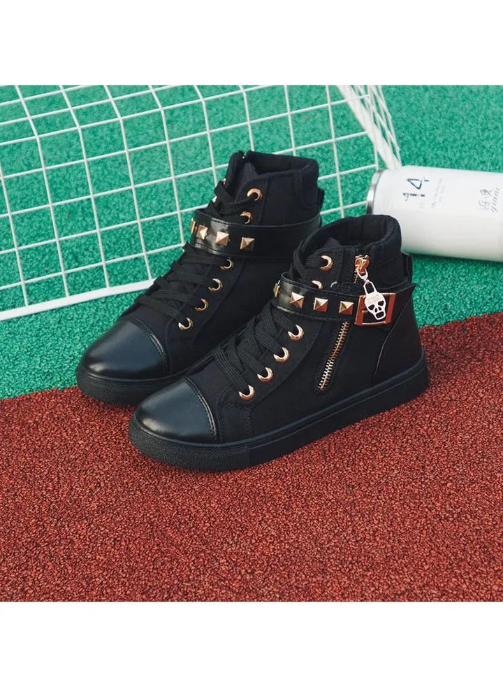 Spring Autumn High Top Women Canvas Casual Board Shoes
