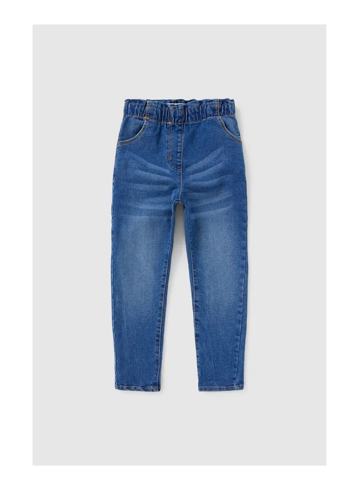 Toddler Girl Gathered Waist Jean