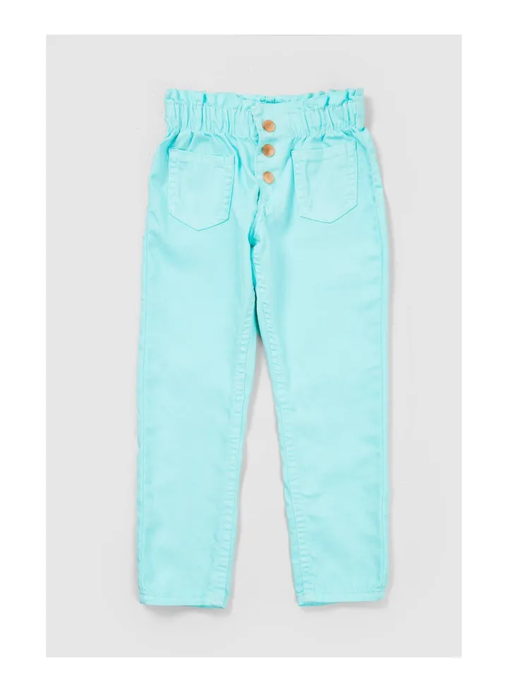 Toddler Girls Gathered Waist Jean