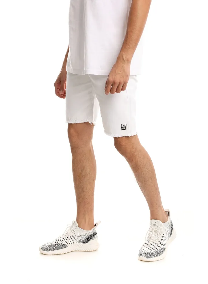 Short Jeans 6529 For Men - White