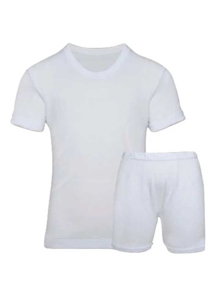 6-Pair Undergarment Set White