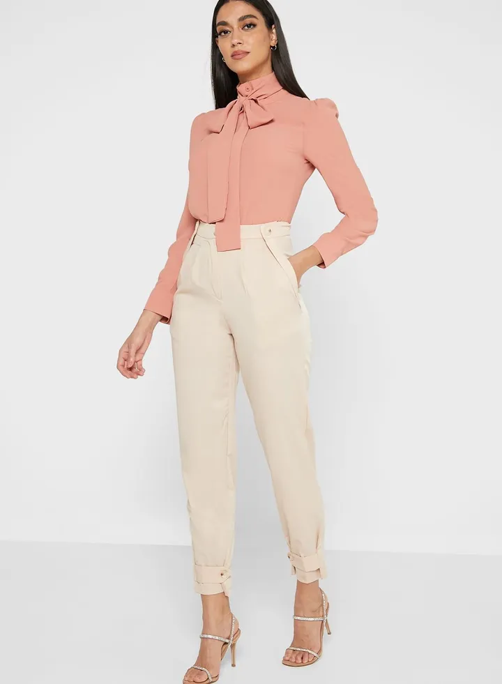 Pleat Detail Pants