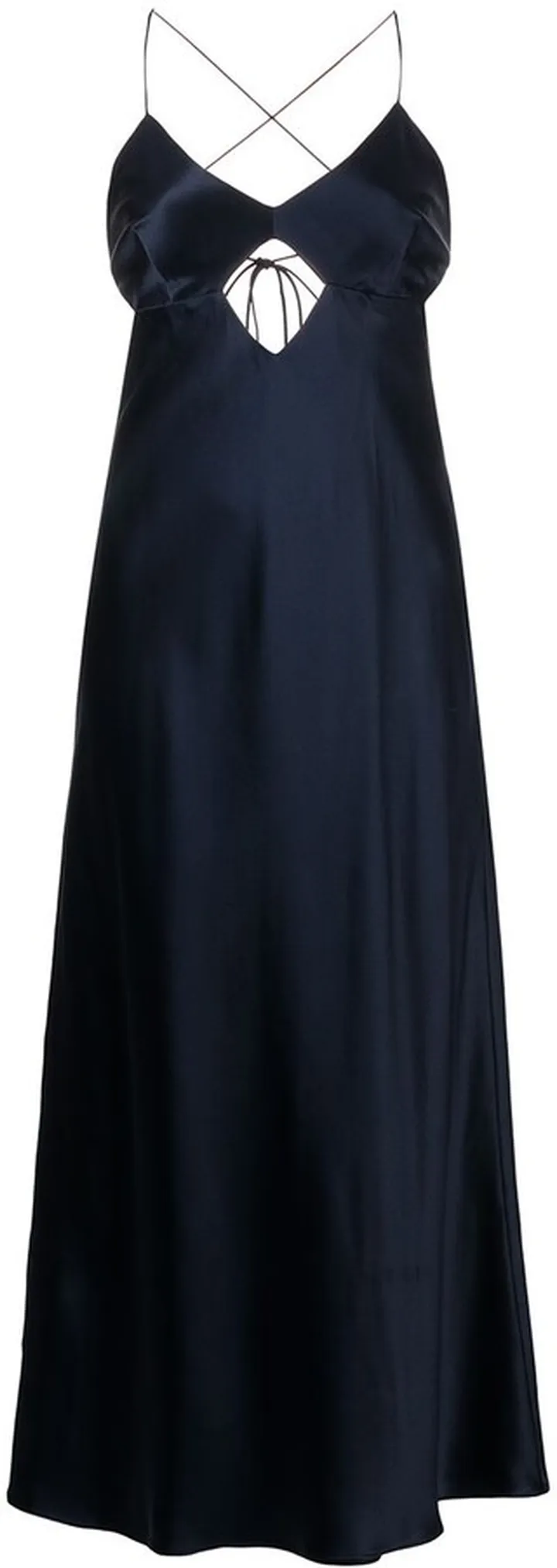 Cut-Out Detail Midi Dress