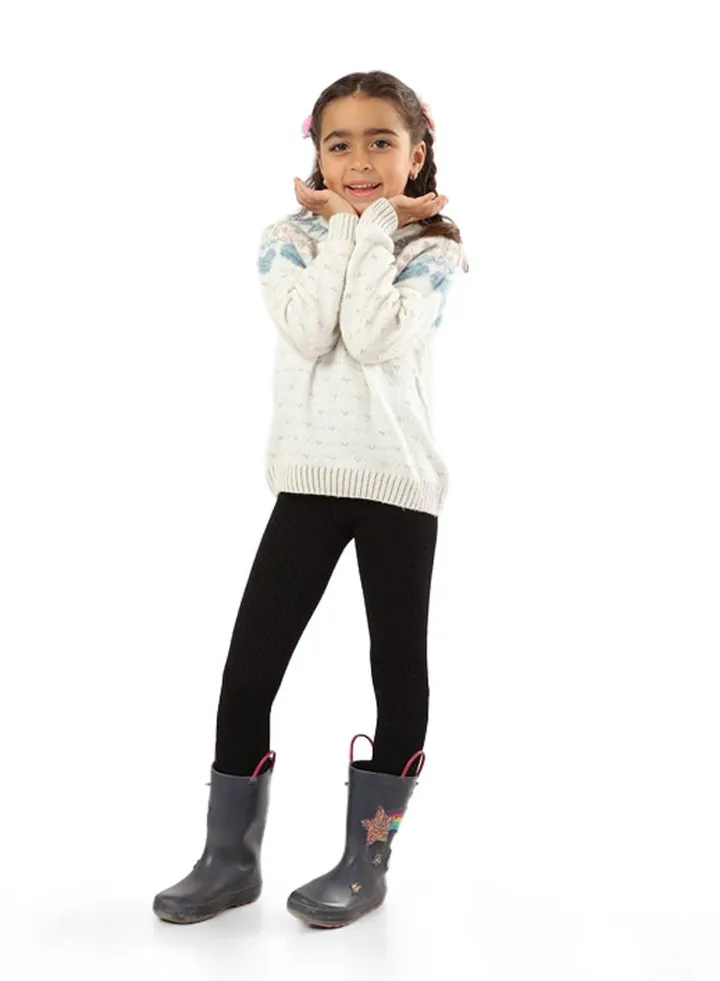 Girly Warm Pattern Legging