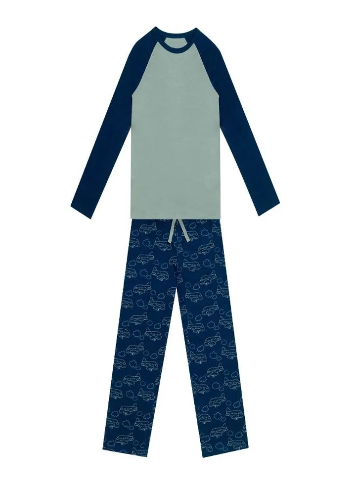 Greentreat Boys Bamboo Loungewear Set