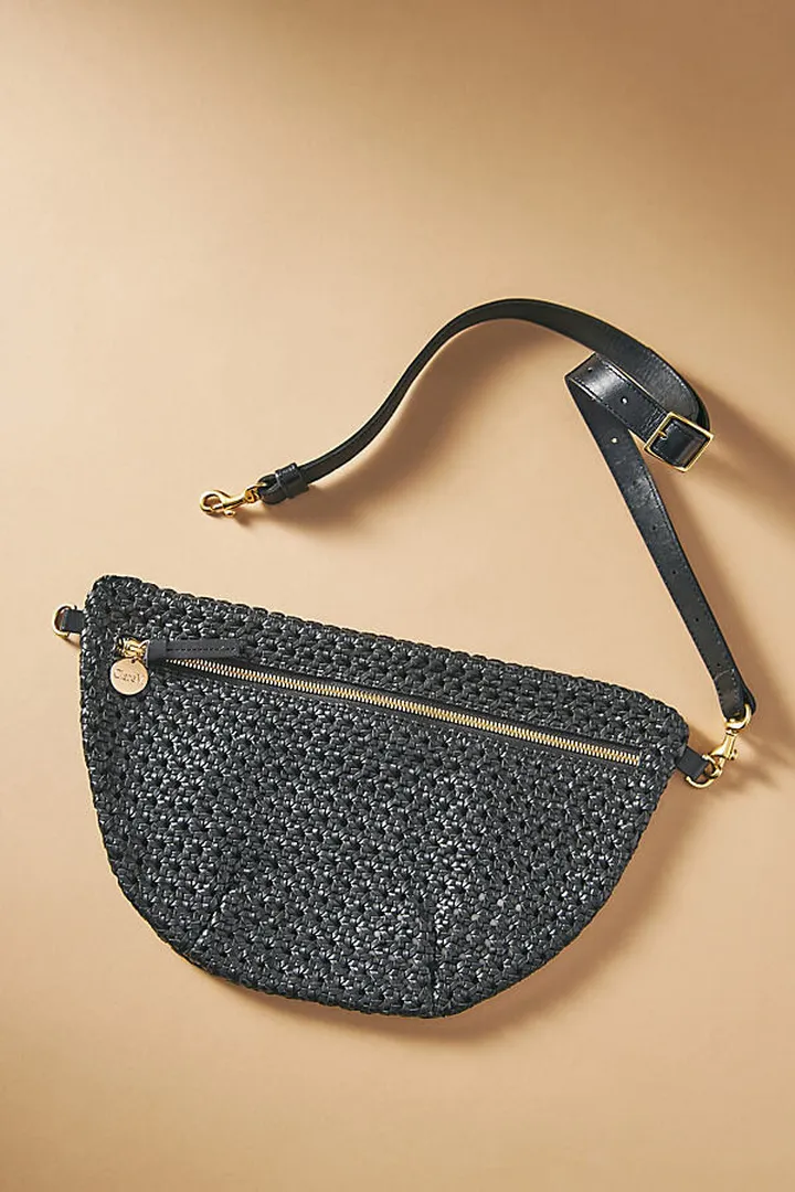Clare V. Grande Fanny Belt Bag Black