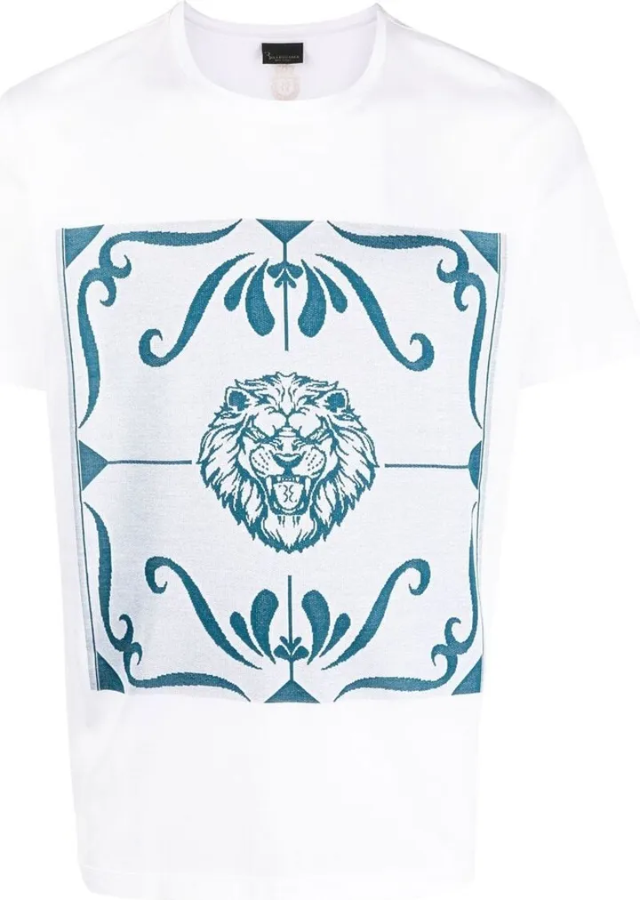logo-print round-neck T-shirt