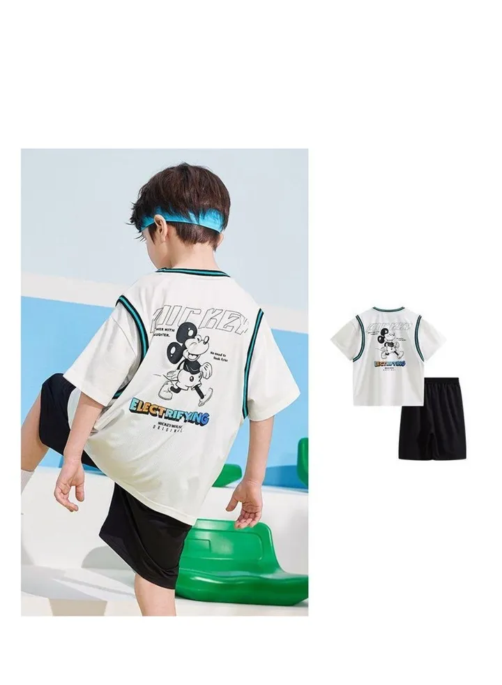Disney children's quick-drying breathable summer clothing
