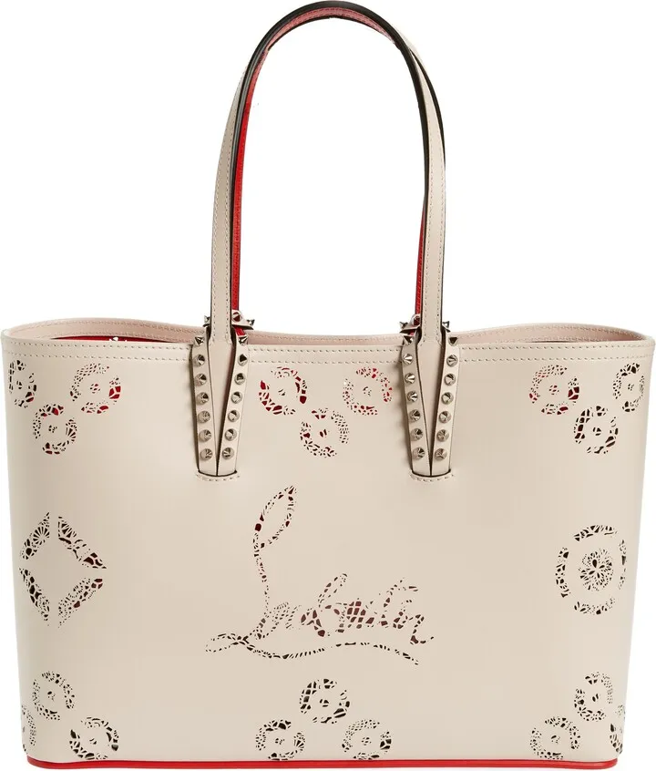 Small Cabata Loubinthesky Leather Tote