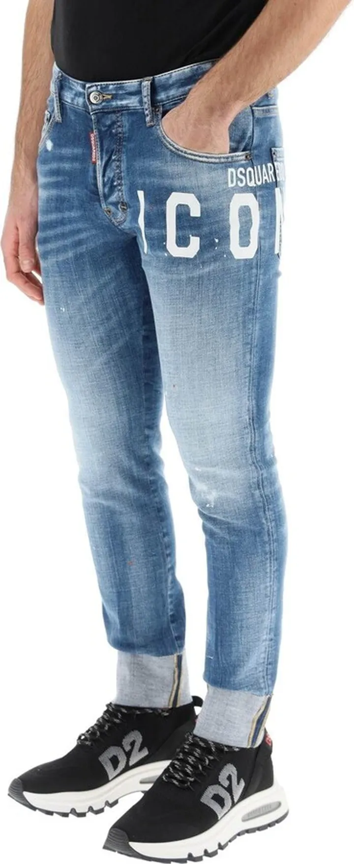 Medium Wash Icon Skater Fit Jeans