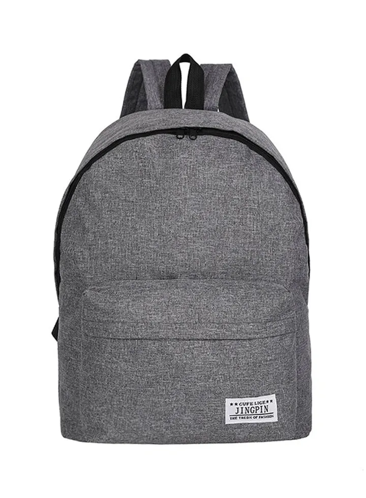 Casual School Backpack Grey
