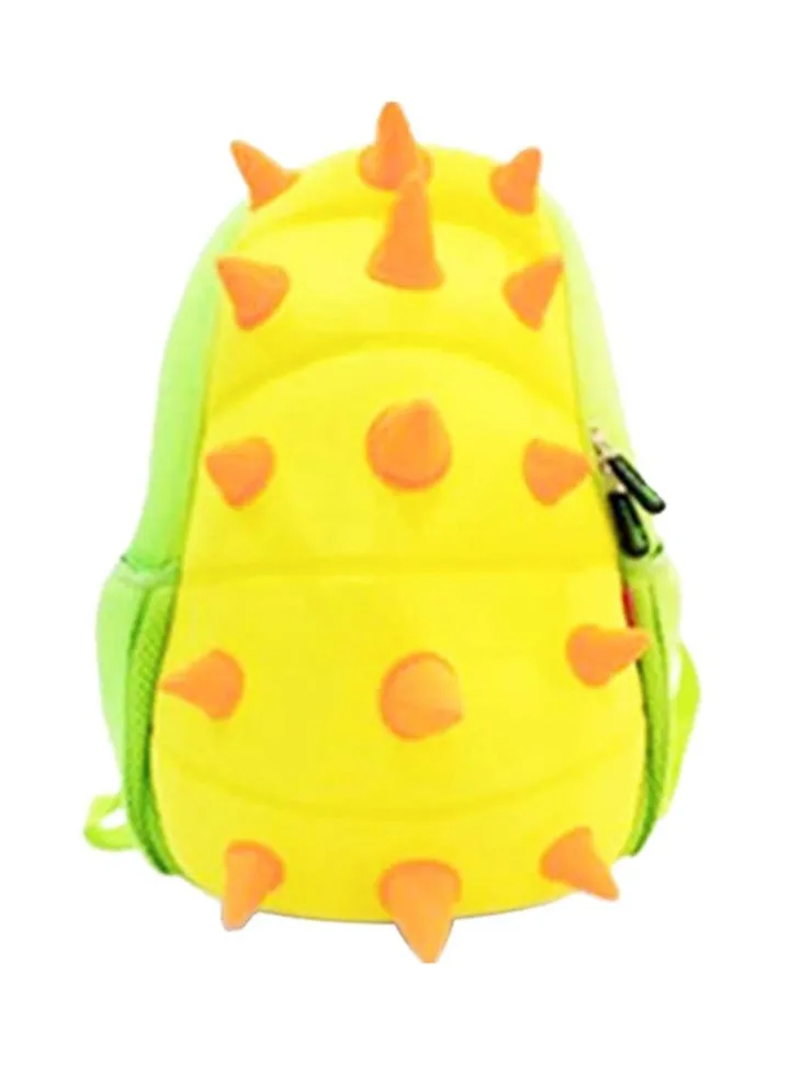 Jungle Spiky Dinosaur Backpack Yellow/Green/Orange