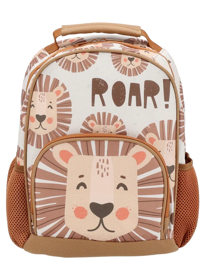 Kids Backpack Mini 25X11X32 Lion Motif