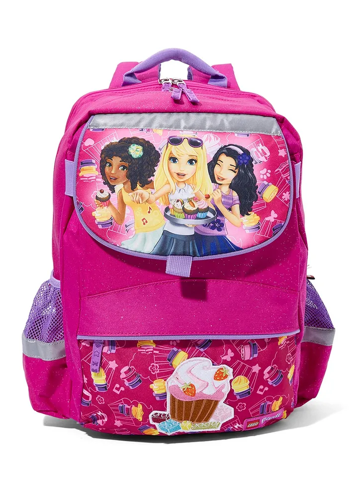 Starter Plus Zipper Closure Backpack Pink/Purple