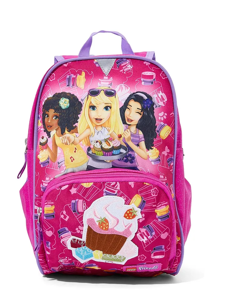 Junior Zipper Closure Backpack Pink/Purple
