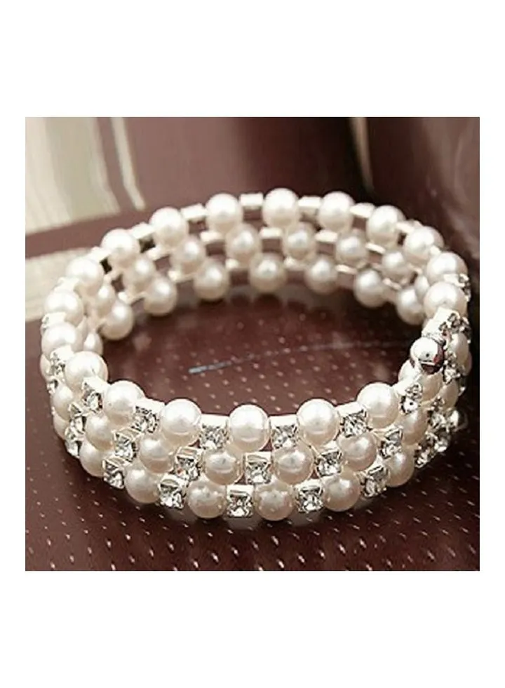 Pearl Studded Fashion Bracelet